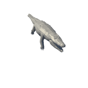 Crocodile PolyArt